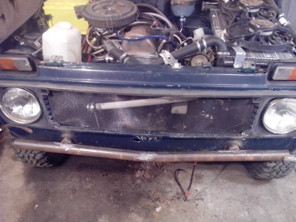 Подготовка Нивы к зомби апокалипсису или варим новый бампер. — Lada 4x4 ...