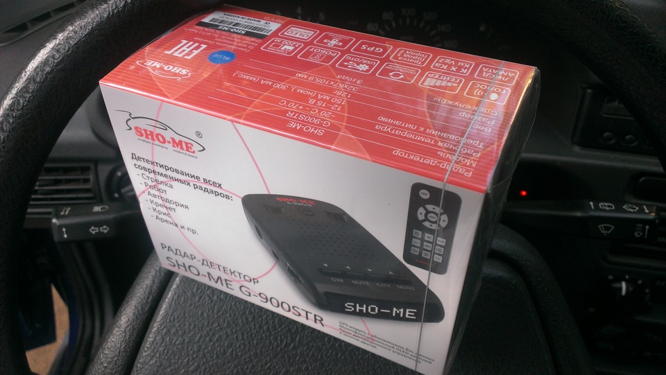 Первый штраф или Радар-детектор SHO-ME G-900 STR — Lada 2115, 1,6 л ...