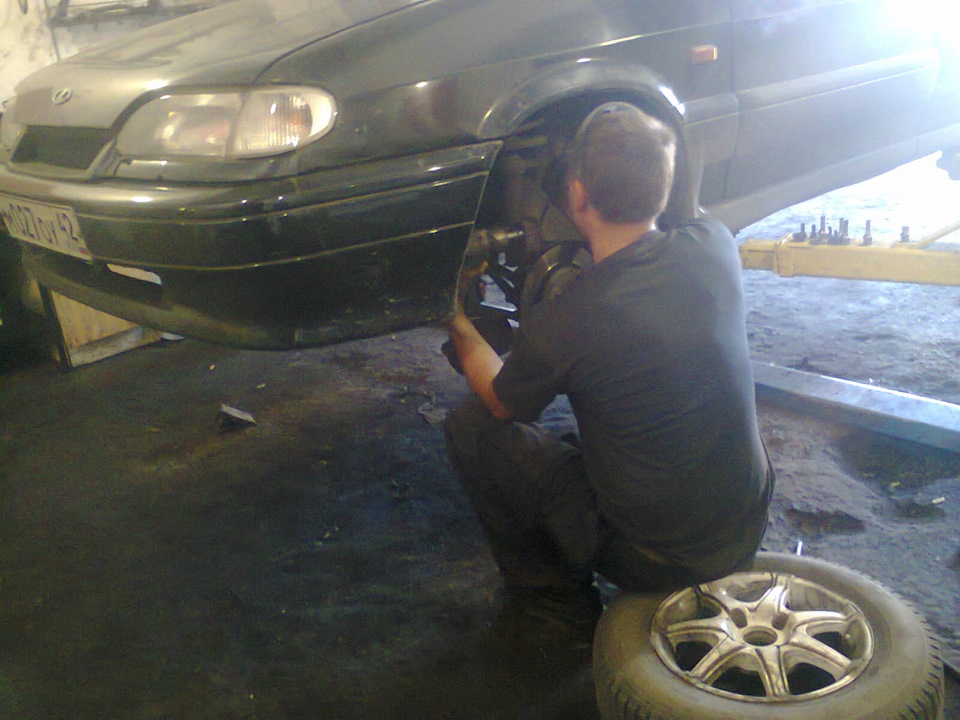 Замена ступичных подшипников… — Lada 2114, 1,6 л, 2006 года | поломка ...