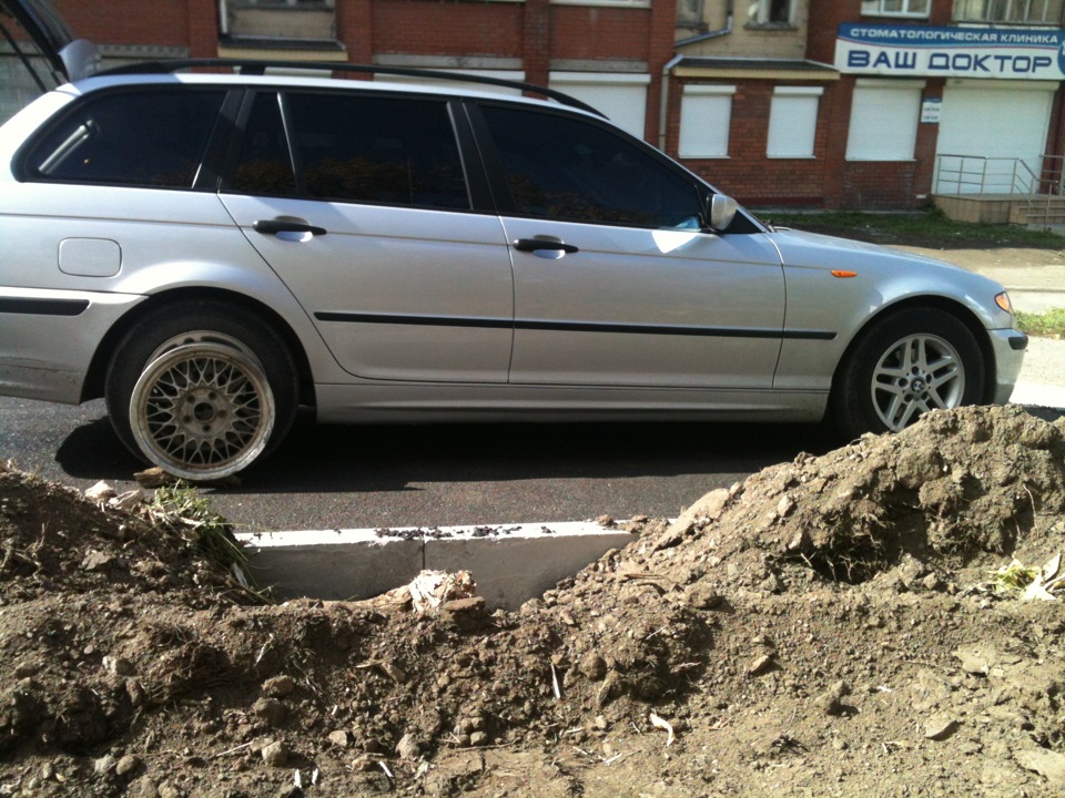 лапти в BBS — BMW 3 series (E46), 2 л, 2002 года | колёсные диски | DRIVE2