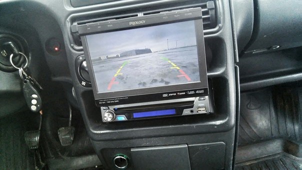 Новая магнитола + камера заднего вида. — Lada 2115, 1,5 л, 2006 года ...