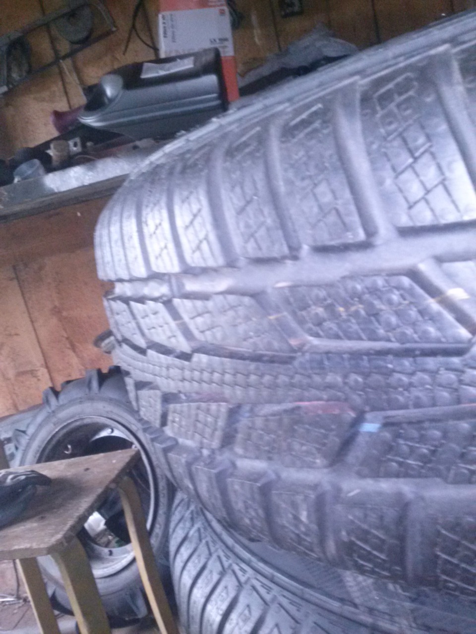 Купил шины и диски))) Зима не за горами! — Opel Zafira A, 2,2 л, 2004 ...