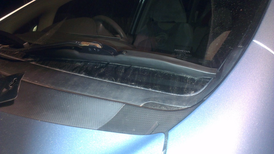 Замена дворников на зиму (Avantech) — Honda Fit (1G), 1,3 л, 2005 года ...