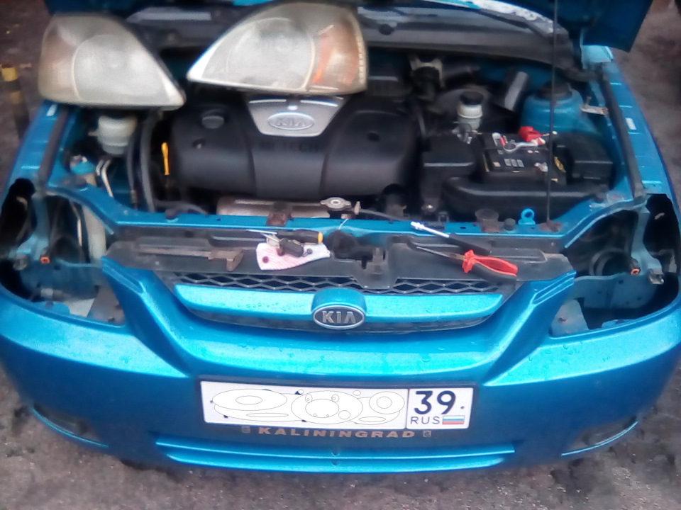 Регулировка света фар — KIA Rio (1G), 1,6 л, 2002 года | своими руками ...