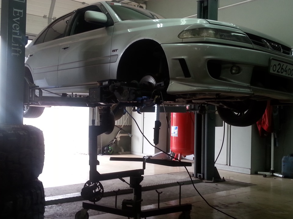 Проточка тормозных дисков! — Toyota Carina (7G), 1,6 л, 2000 года ...