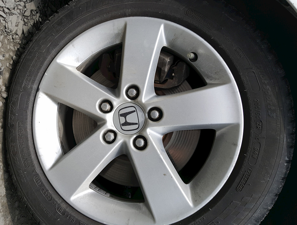 Родные диски 205/55 R16. — Honda Civic 4D (8G)