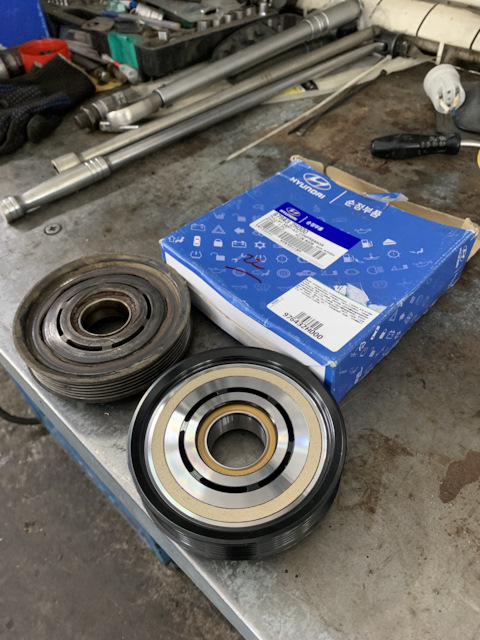 976432H000 ШКИВ КОМПРЕССОРА КОНДИЦИОНЕРА KIA HYUNDAI | Запчасти на DRIVE2
