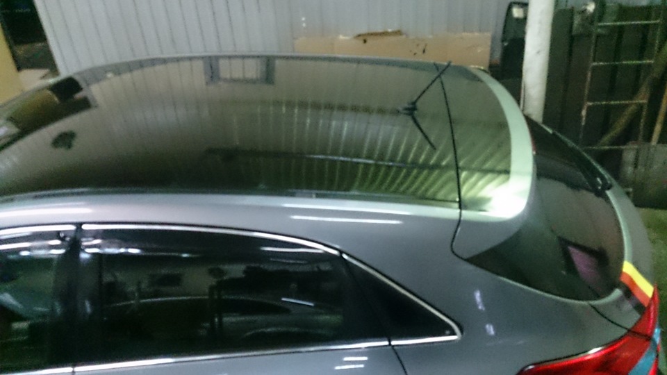 Дефлекторы окон точнее ветровики MOBIS оригинал, с хром лентой ...