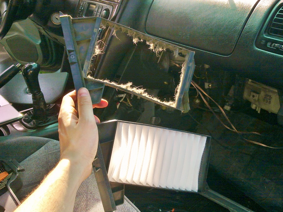 Замена салонного фильтра на митсубиси галант