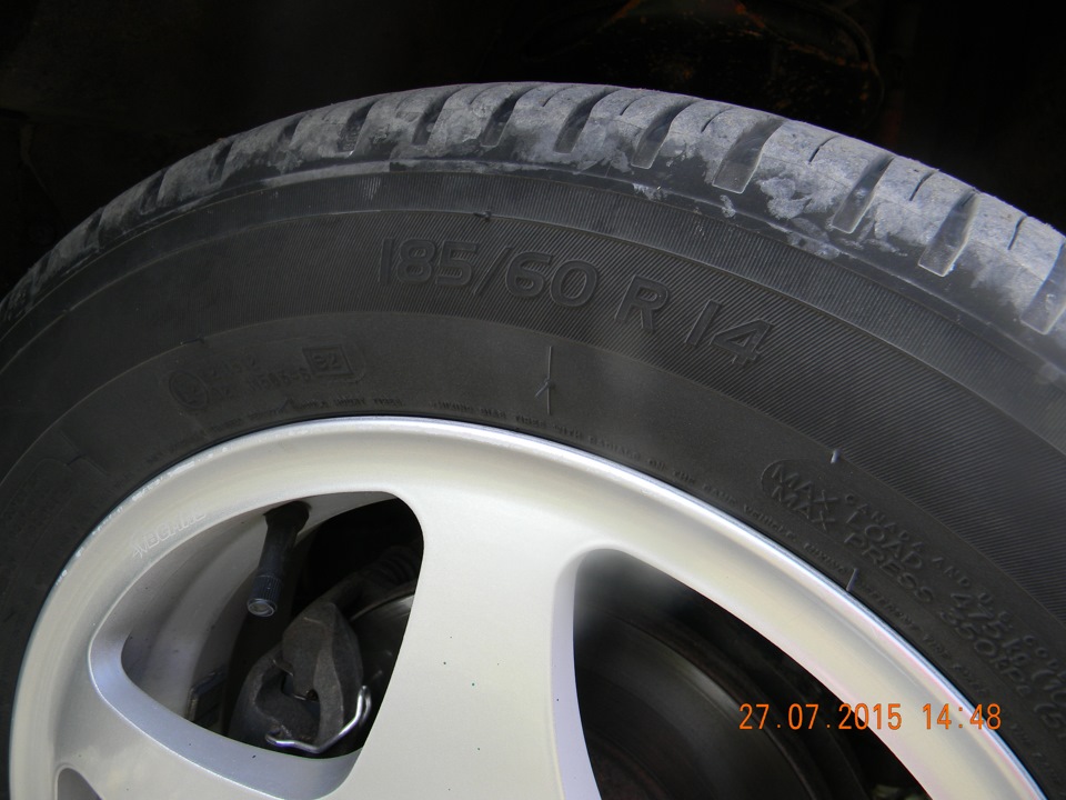 резина мишлен хм2 (англия) — Hyundai Accent (2G), 1,5 л, 2006 года ...