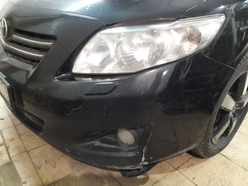 Ремонт бампера Тойота Королла — DRIVE2