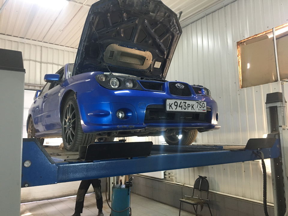 Ремонт субару своими руками № 13 Замена жижи - Subaru Impreza WRX (GD, GG), 2,2 л, 2006 года плановое ТО DRI