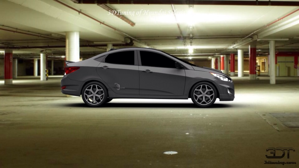 3D Tuning - Hyundai Solaris, 1,6 л, 2014 года тюнинг DRIVE2