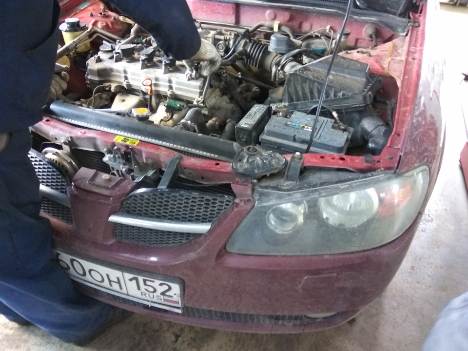 Замена цепи ГРМ — Nissan Almera II (N16), 1,5 л, 2004 года | визит на ...
