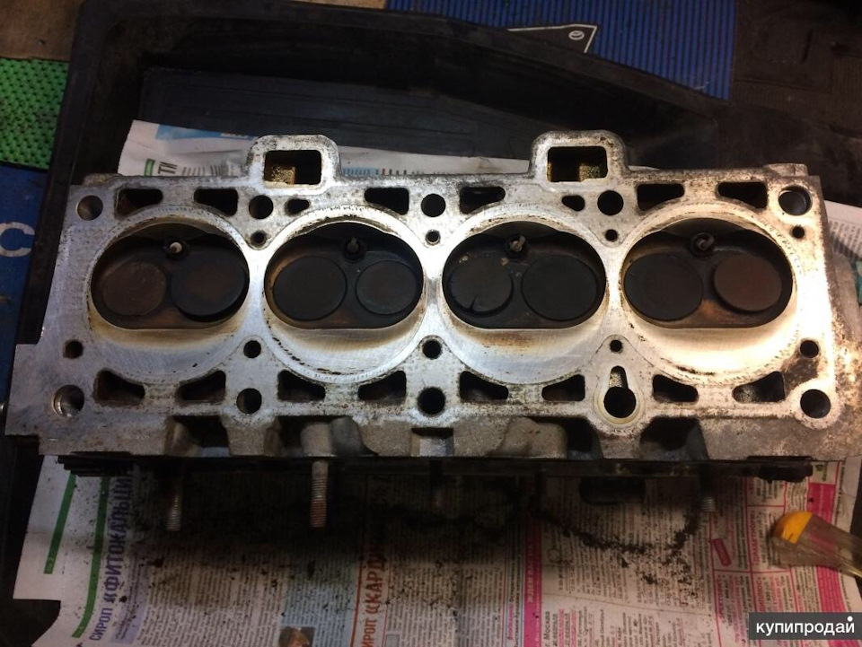 3 гаршок привет, прогорел выпускной клапан) — Lada 2115, 1,6 л, 2009 ...