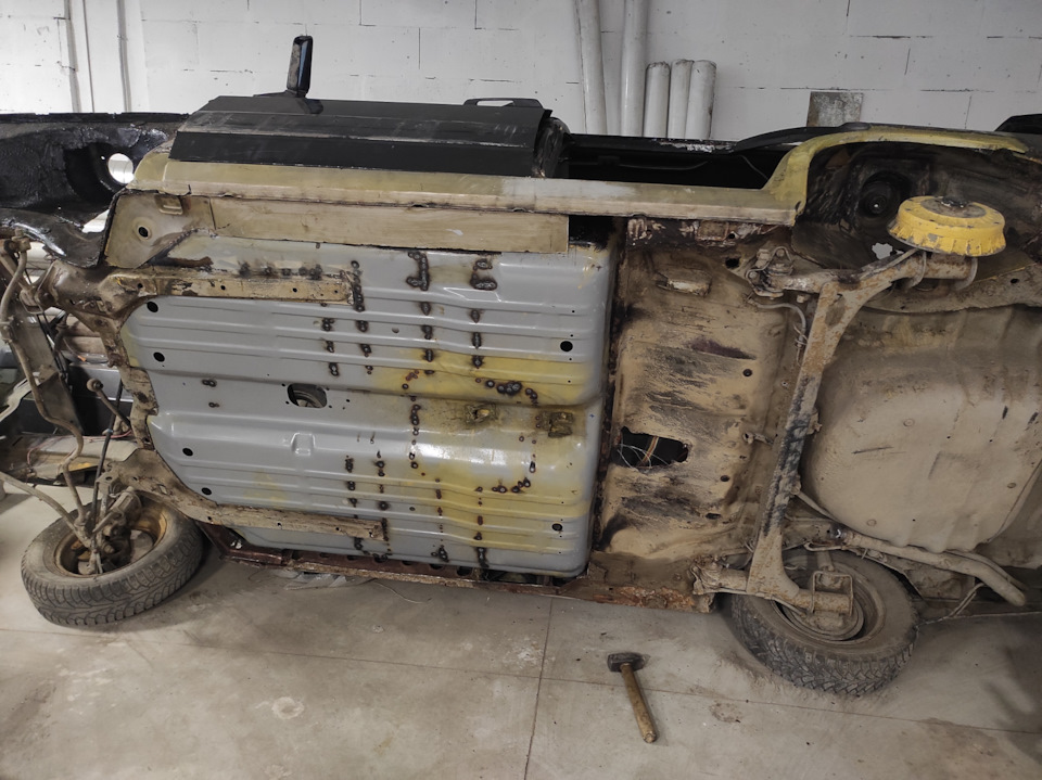 Замена днища и порогов! — DRIVE2