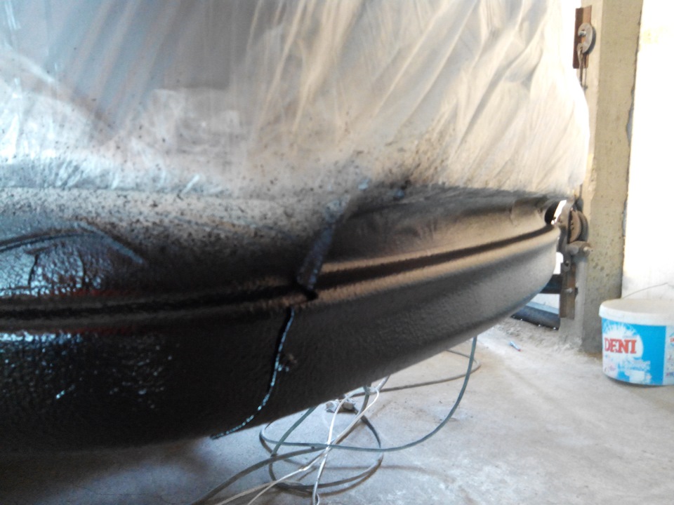 Покрываем антигравием пороги и другое :) — ГАЗ 3110, 2,4 л, 1998 года ...