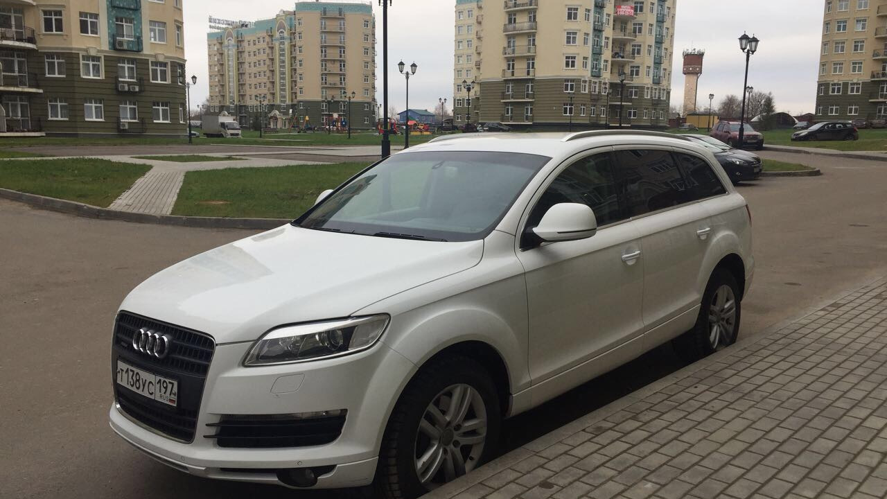 Audi Q7 (1G) 3.6 бензиновый 2009 | белоснежная стерва на DRIVE2