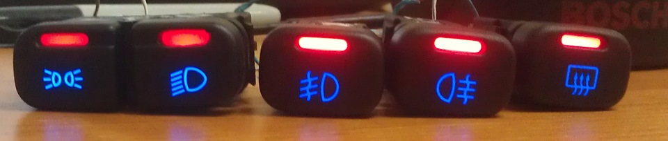 SMD светодиод в подсветку функцианальных кнопок на торпеде и кнопок ЭСП ...