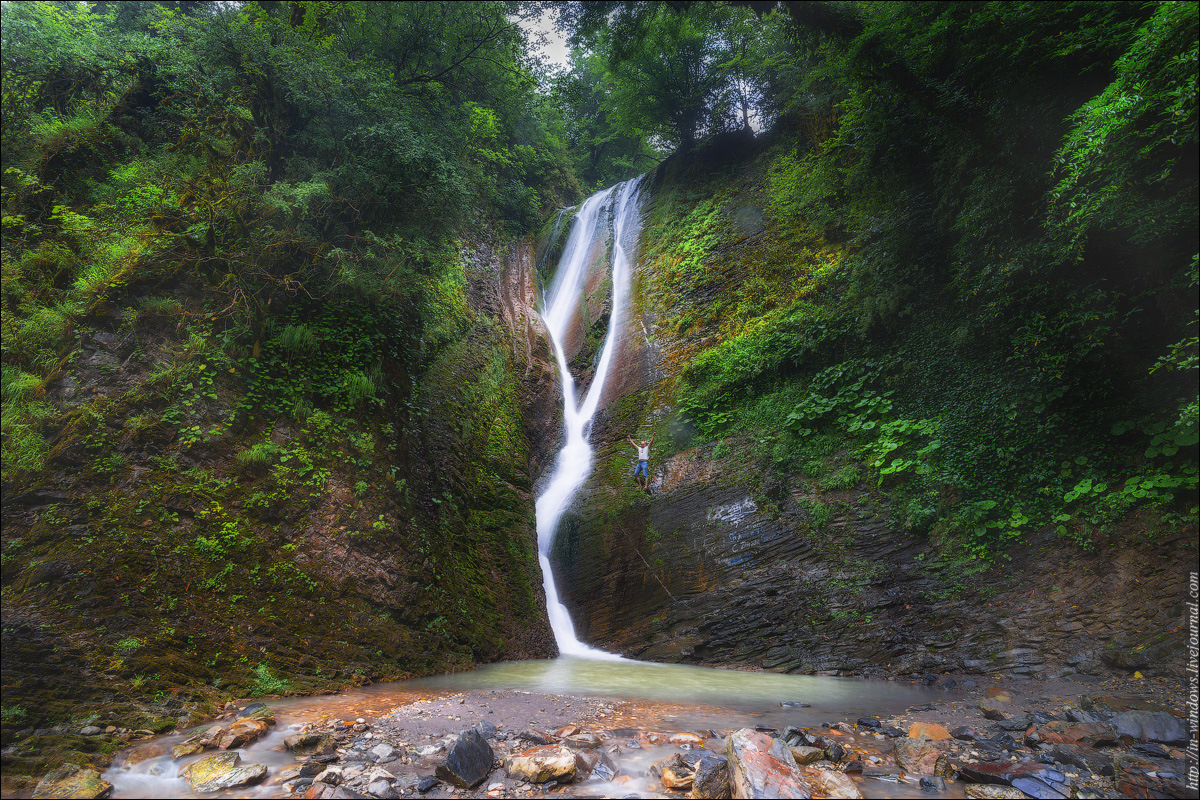 Фото водопад сочи