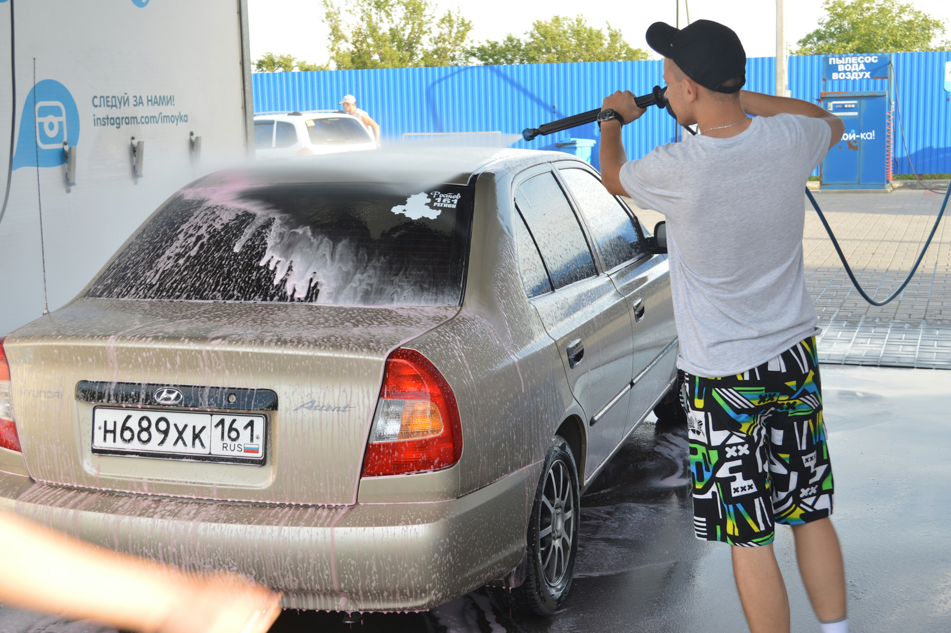 Мойка — Hyundai Accent (2G), 1,5 л, 2006 года | мойка | DRIVE2
