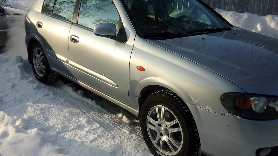 Накладки на пороги — Nissan Almera II (N16), 1,5 л, 2003 года | тюнинг ...