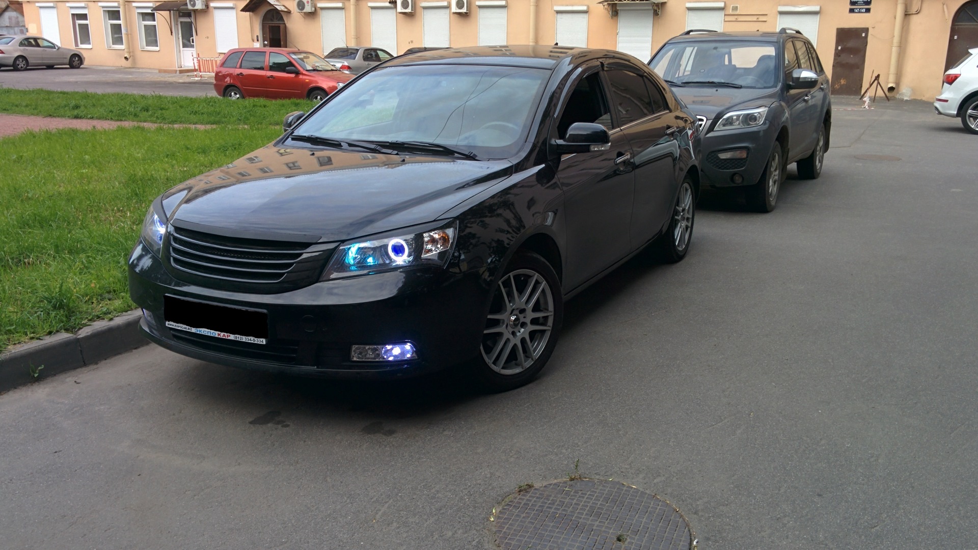 Geely Emgrand ec7 черный под мерс