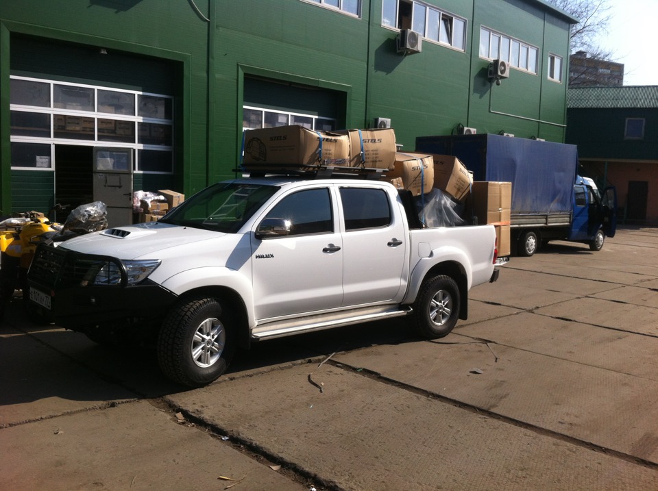 Командировка в Катав-Ивановск — Toyota Hilux (7G), 2,5 л, 2013 года ...