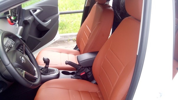 Чехлы в индивидуальном стиле. — Opel Astra J, 1,6 л, 2013 года ...