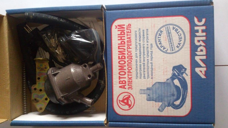 подогреватель "Альянс" — Toyota Avensis Verso, 2 л, 2001 года ...