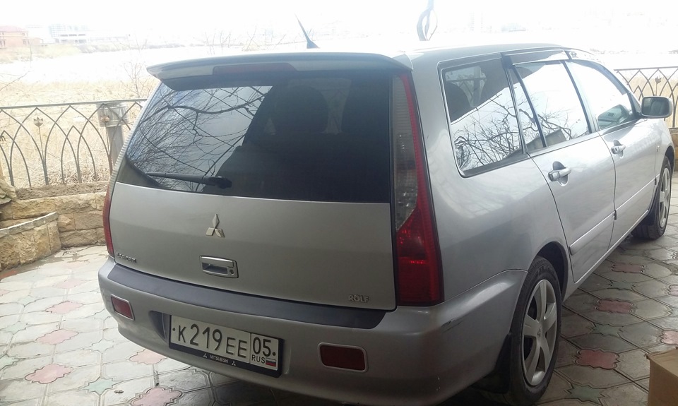 спойлер от Эво на митсубиси лансер универсал. . — DRIVE2