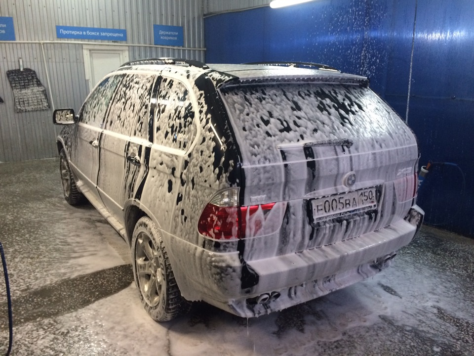 Обычная мойка — BMW X5 (E53), 4,4 л, 2006 года | мойка | DRIVE2