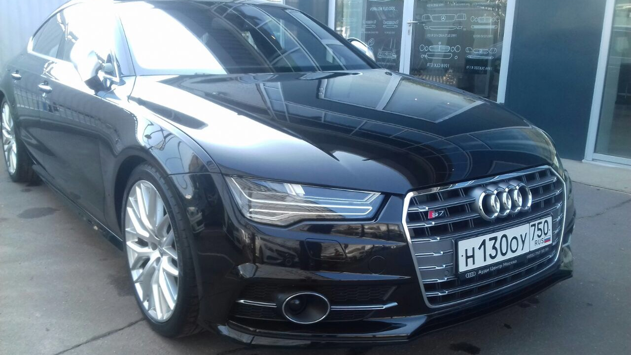 Audi S7 (1G) 4.0 бензиновый 2015 | Mythos Black на DRIVE2