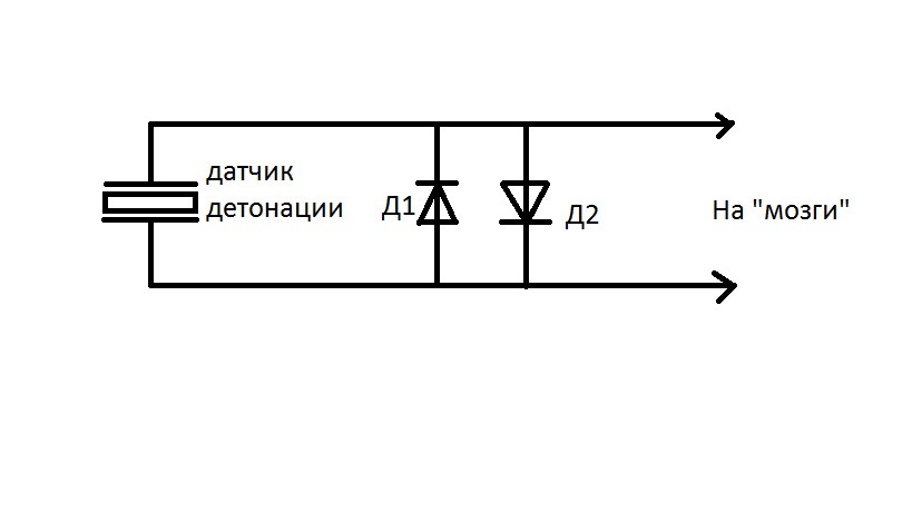 Датчика детонации ваз 2114 схема