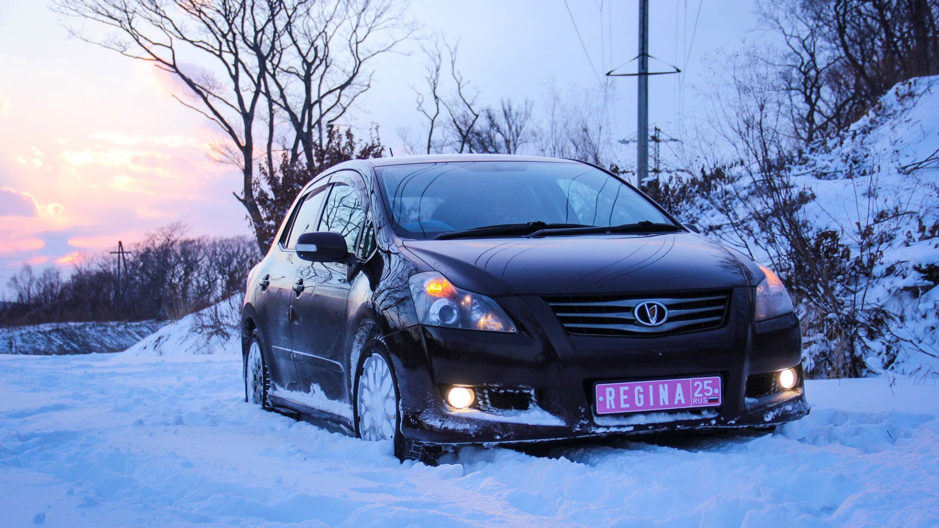 Toyota Blade 2.4 бензиновый 2009 | Cherry Berry 🍒 на DRIVE2