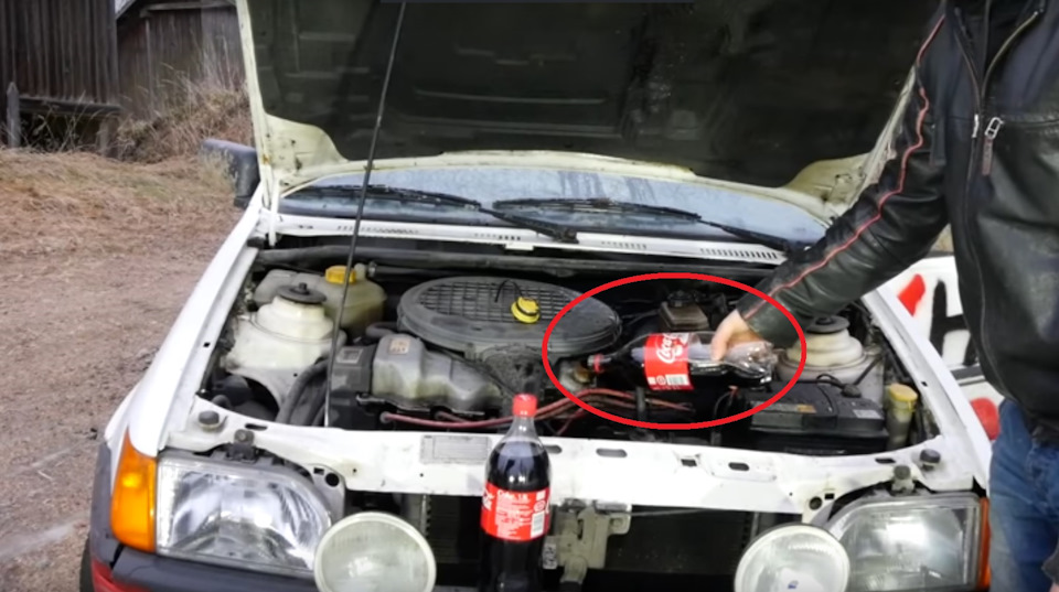 Что произойдет если вместо моторного масла залить в двигатель Кока-Колу ...