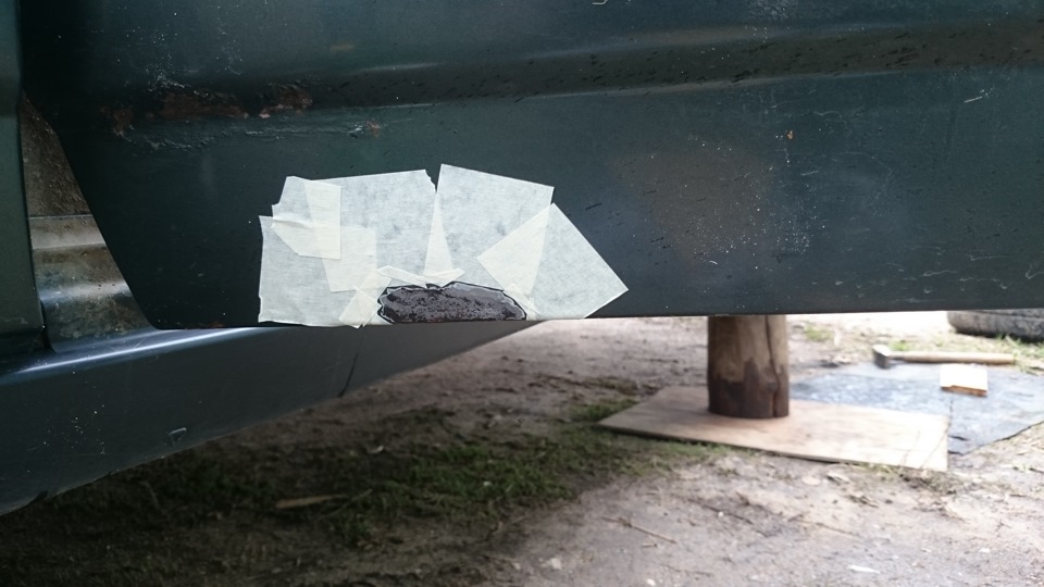 Зачистка и покраска ржавчины на кузове — Lada 21124, 1,6 л, 2006 года ...