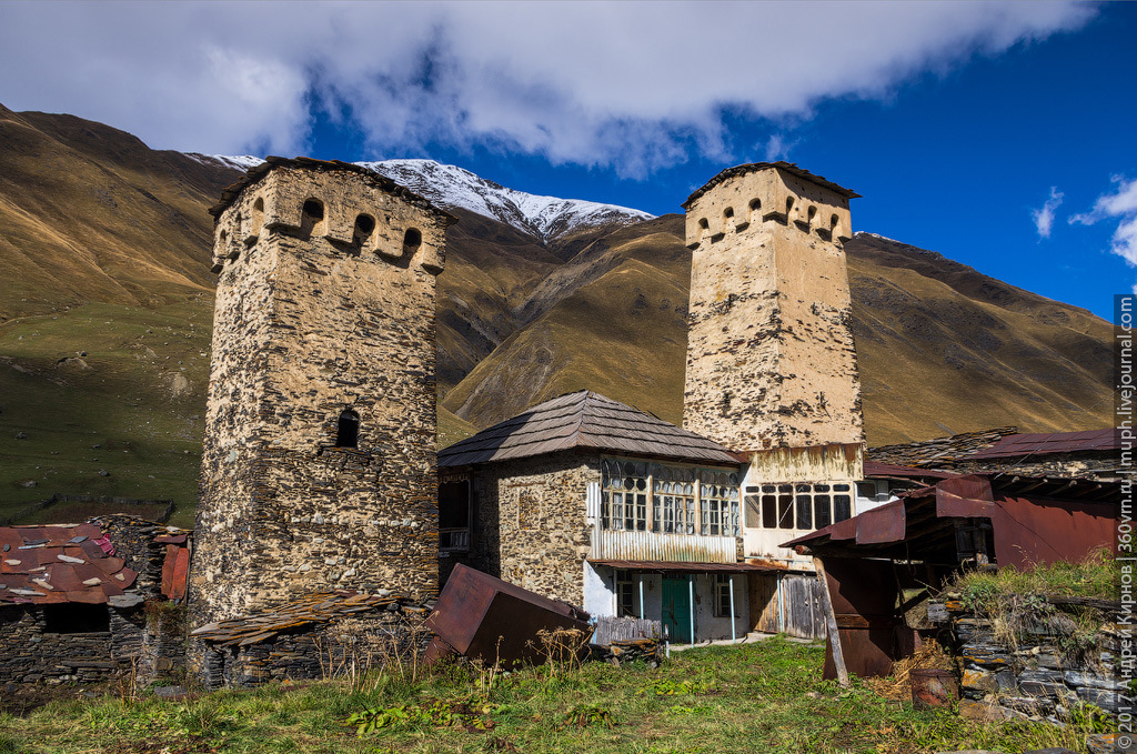 Село Ушгули Сванетия