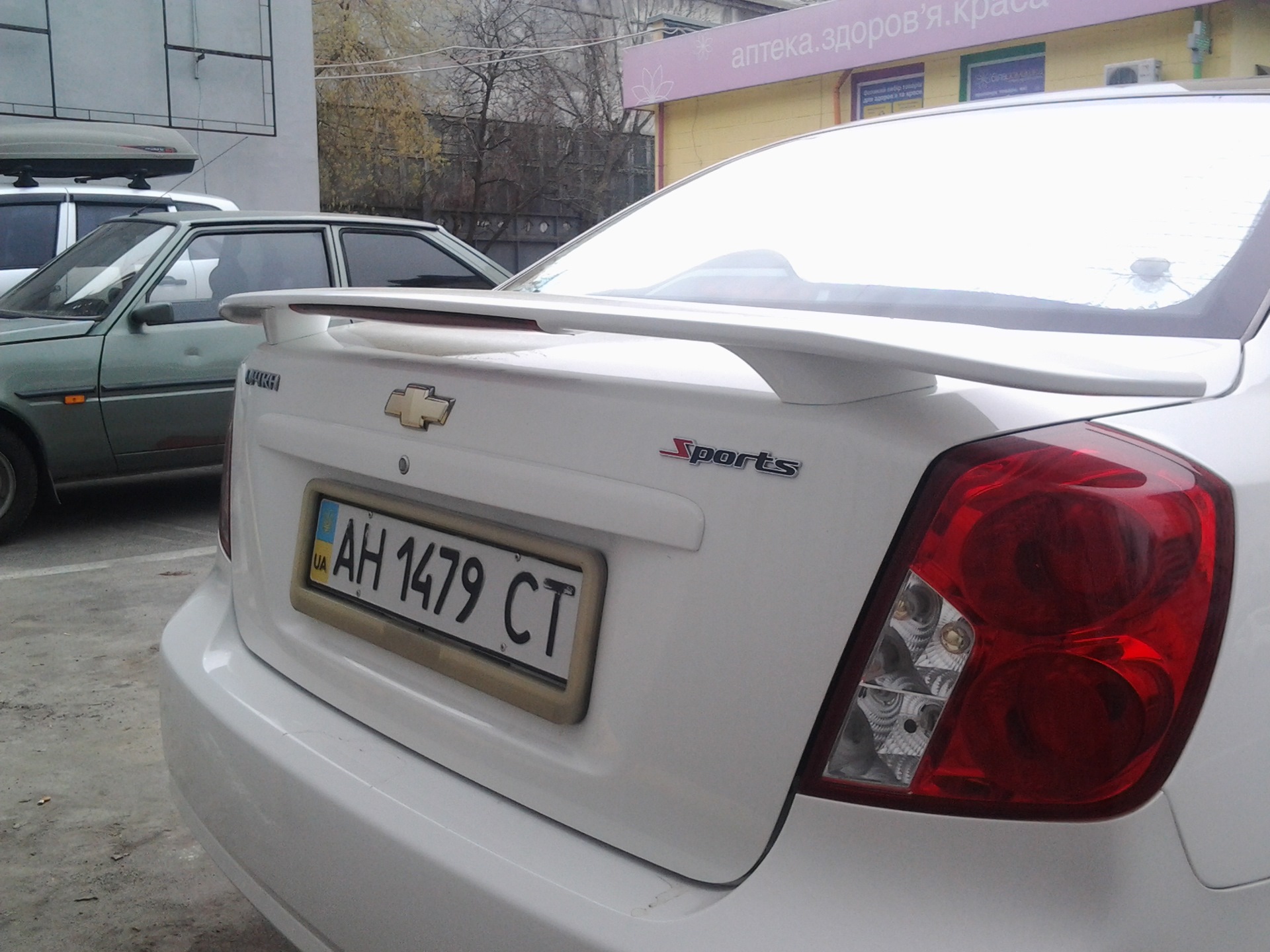 Спойлер Lacetti SW