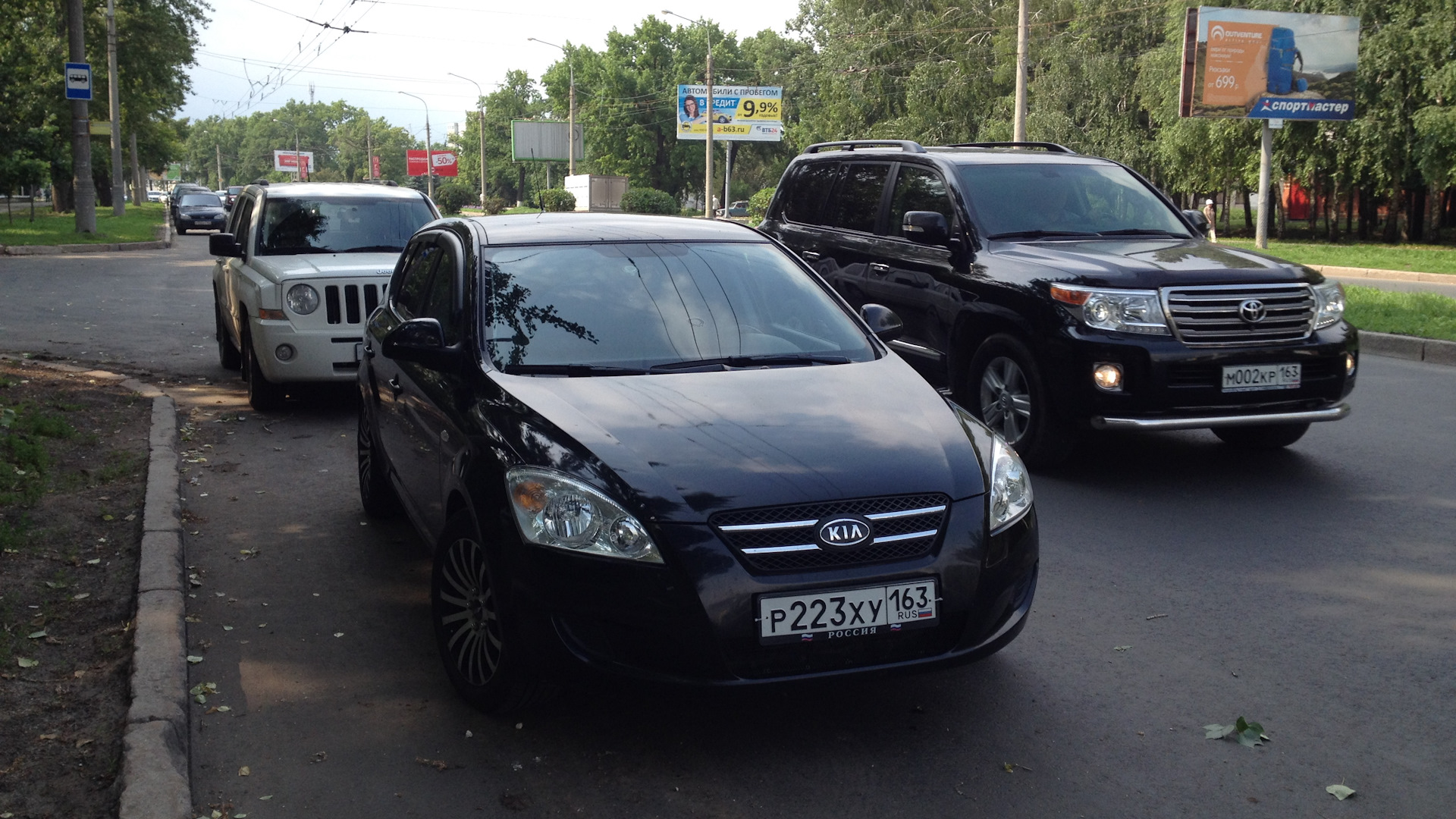 KIA Ceed (1G) 1.4 бензиновый 2008 | ED черный кед на DRIVE2