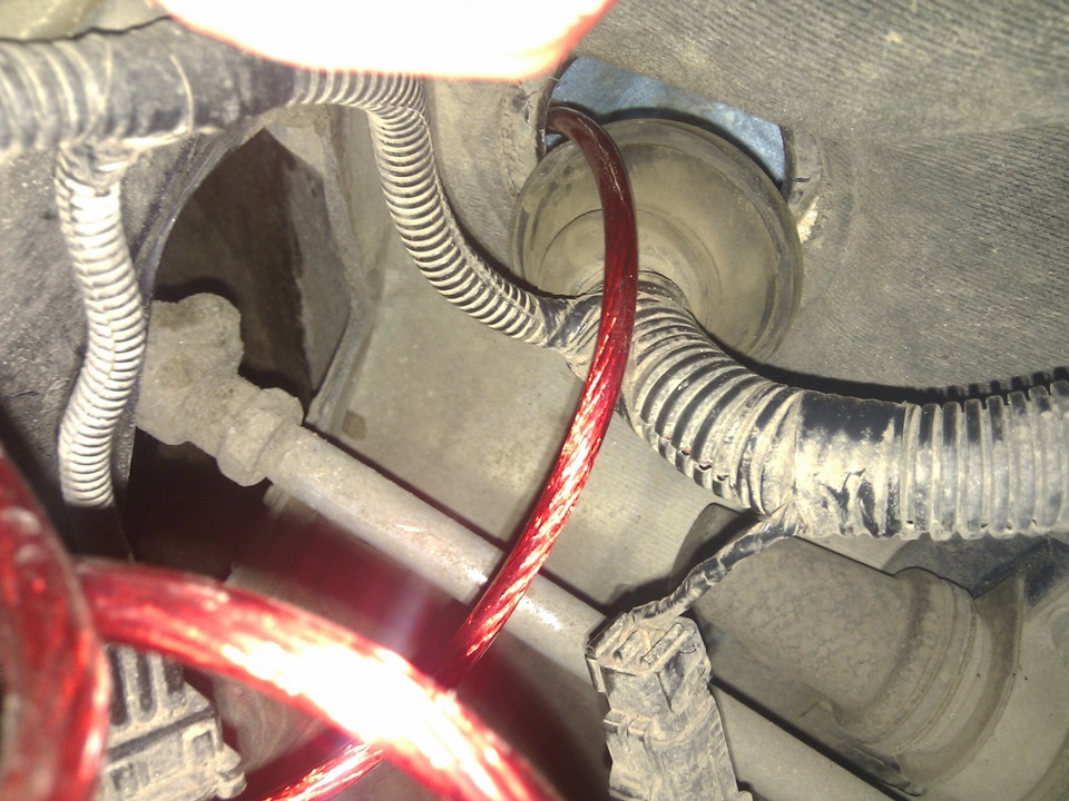 Проводка для сабвуфера / Wiring for the subwoofer — Lada Калина ...