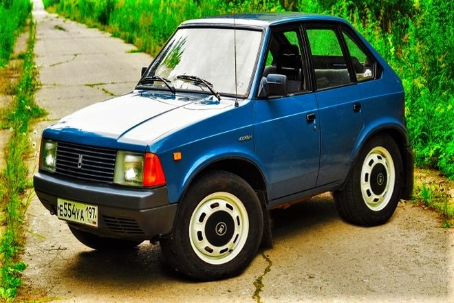 Панорамное зеркало "Электроника ЗАП 01ЭЧ" — Москвич 2141, 2 л, 1990 ...