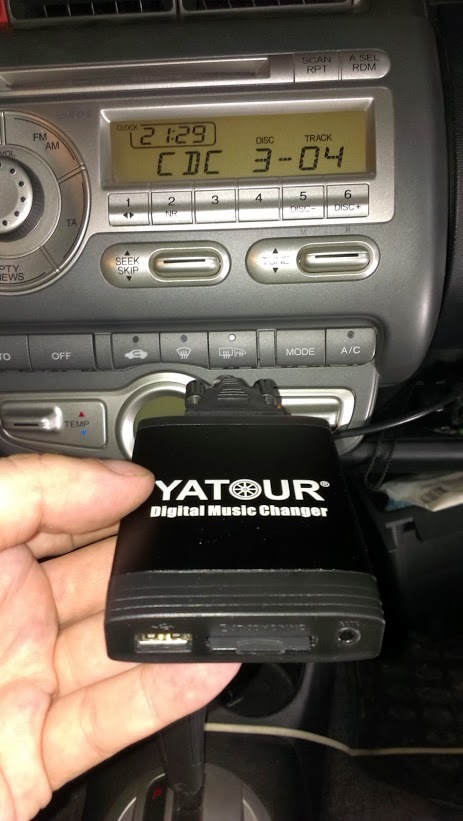 Установка эмулятора CD-чейнджера YATOUR. — Honda Jazz (1G), 1,4 л, 2007 ...