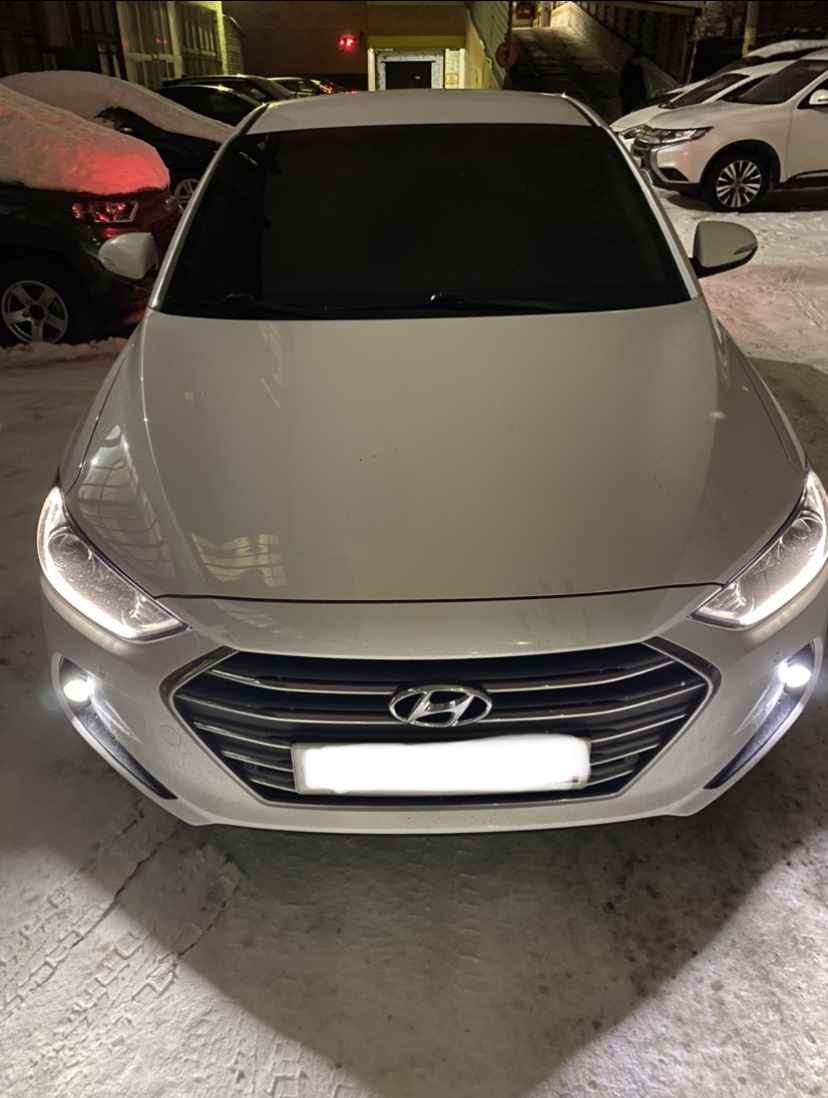 😎𝐔𝐥𝐭𝐫𝐚 𝐕𝐢𝐬𝐢𝐨𝐧😎Тонировка лобового и боковых😈 — Hyundai Elantra  (6G), 2 л, 2016 года | стайлинг | DRIVE2