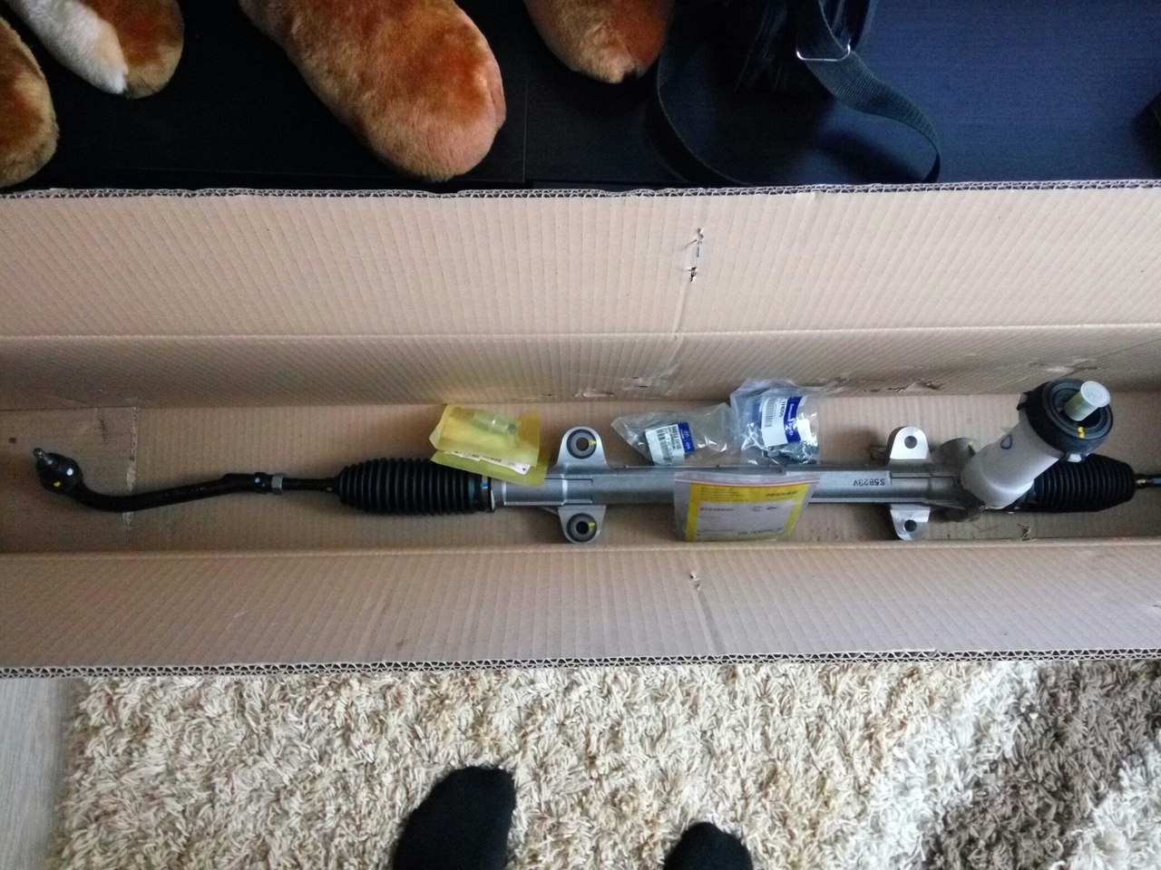 Новая рулевая рейка MANDO, ремонт ручника. — KIA Ceed (1G), 1,4 л, 2007 ...