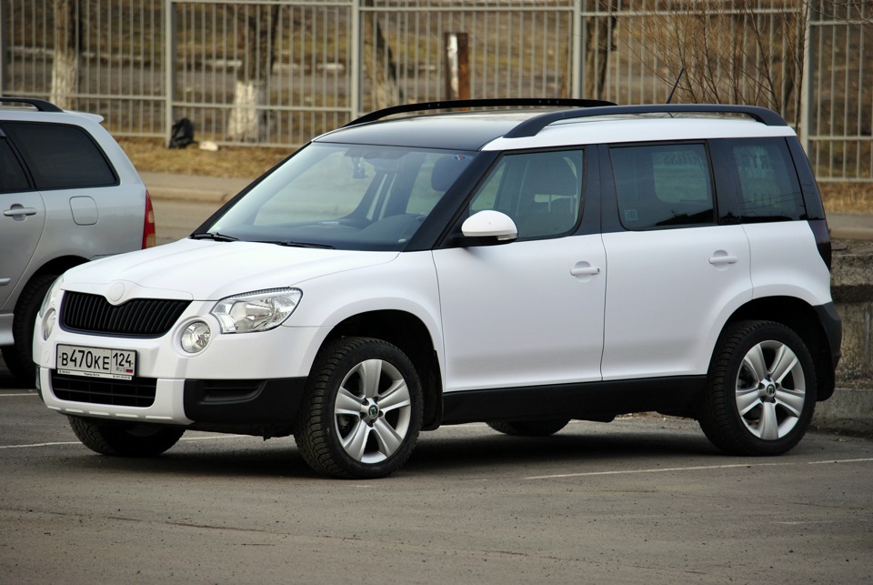 Skoda Yeti матовая пленка