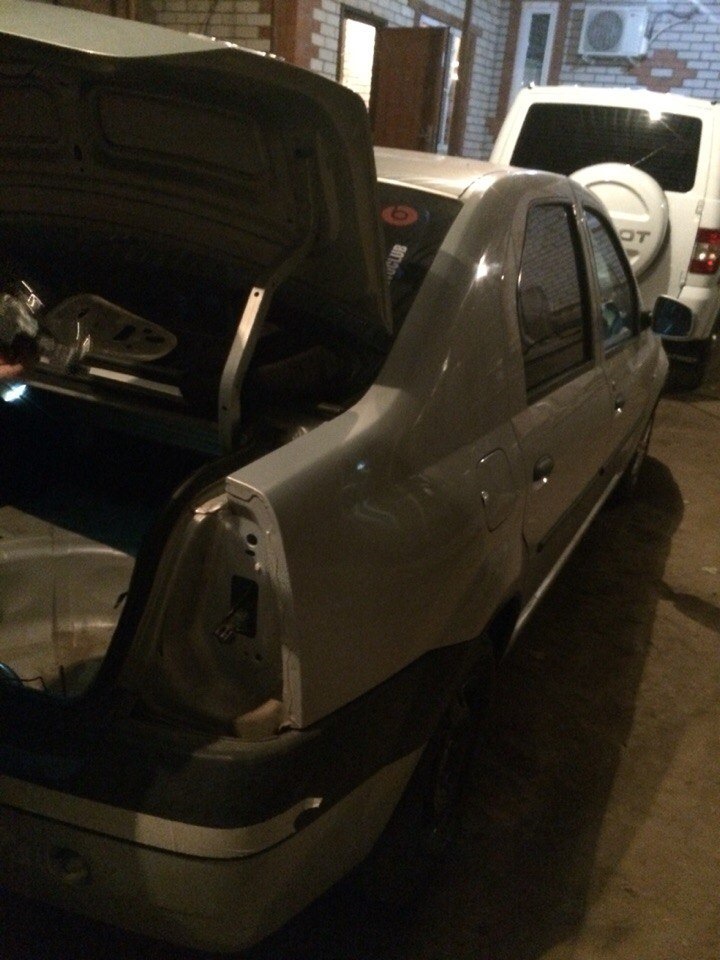 Парковочный радар — Парктроник — Renault Logan (1G), 1,6 л, 2008 года ...