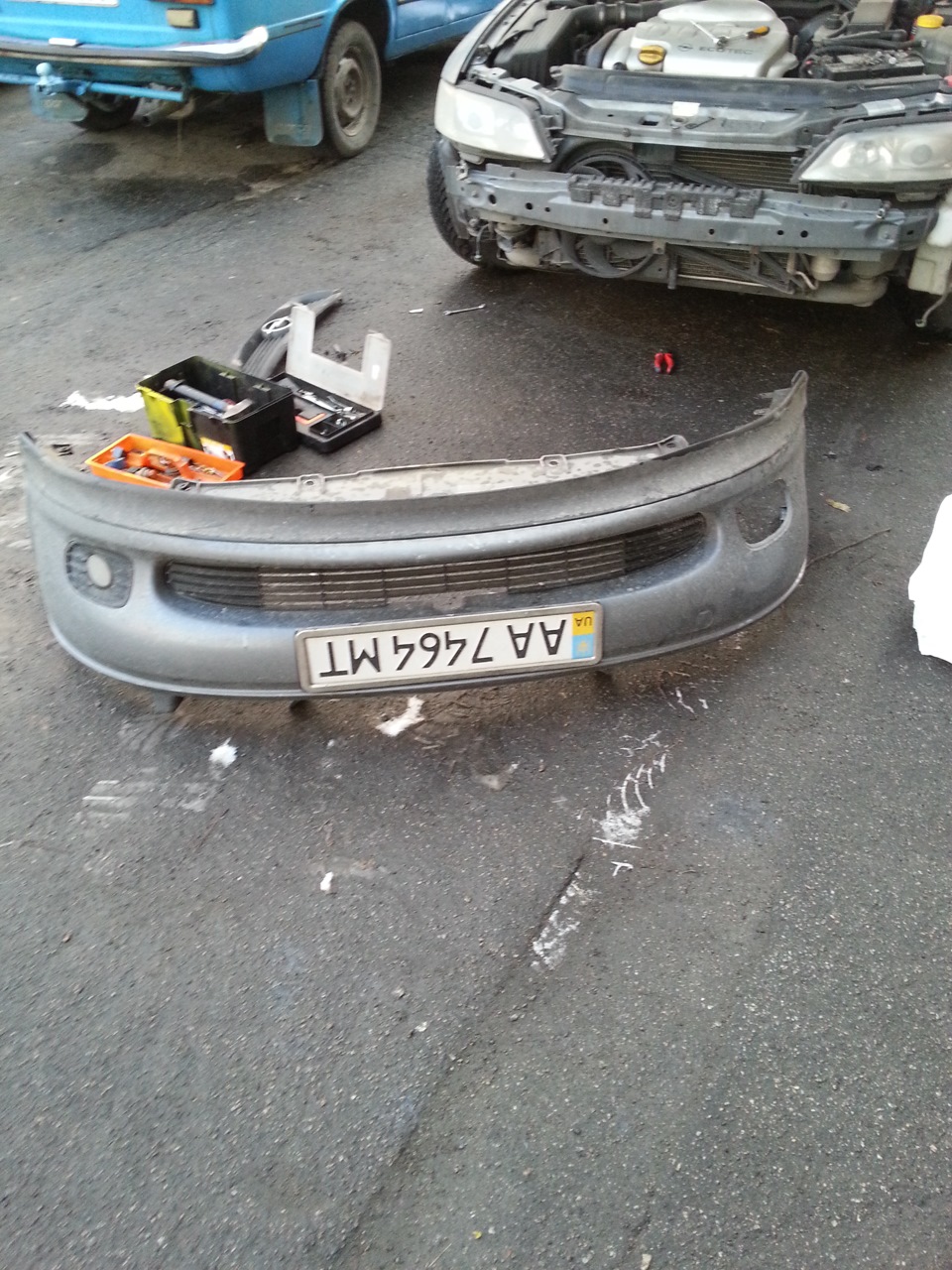 ксенон в противотуманки — Opel Vectra B, 1,8 л, 2000 года | своими ...