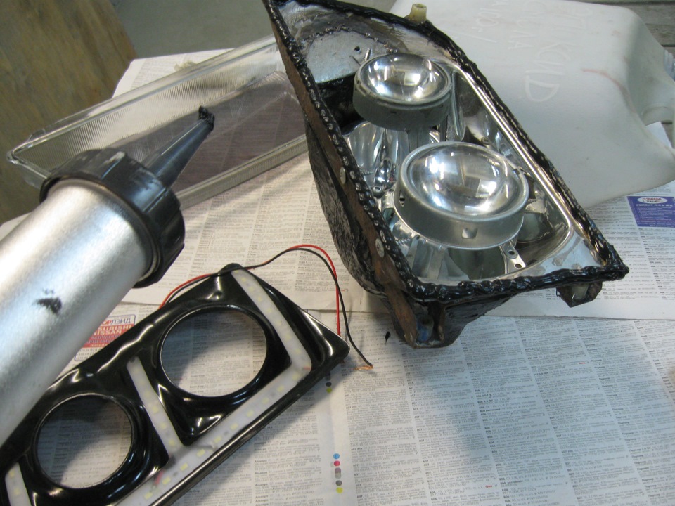 Продолжение, линзовка фар на кадет. — Opel Kadett E, 2 л, 1985 года ...