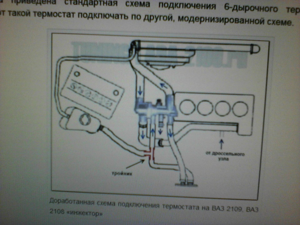 Термостат 2108 схема